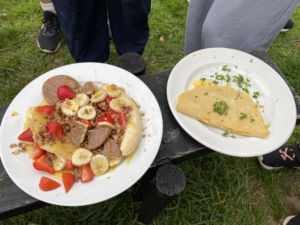 Heritage Seniors enjoy a 24 hour camp in September