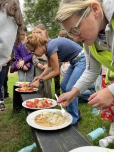 Heritage Seniors enjoy a 24 hour camp in September