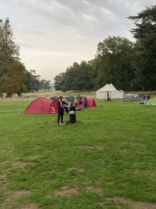 Heritage Seniors enjoy a 24 hour camp in September