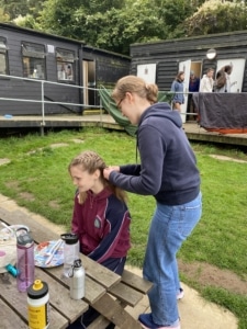 Heritage Seniors enjoy a 24 hour camp in September