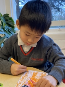 Heritage Upper Prep and Year 2 pupils enjoy a Chinese New Year enrichment
