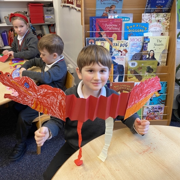 Heritage Upper Prep and Year 2 pupils enjoy a Chinese New Year enrichment