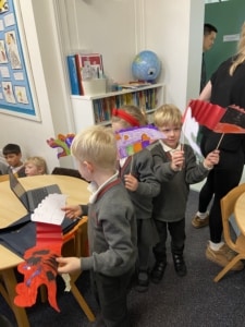 Heritage Upper Prep and Year 2 pupils enjoy a Chinese New Year enrichment