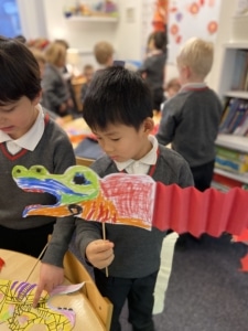 Heritage Upper Prep and Year 2 pupils enjoy a Chinese New Year enrichment
