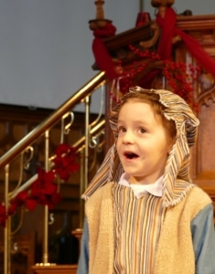 Pupils from all year groups performing in the Heritage School Christmas concert and nativity.