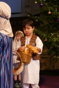Pupils from all year groups performing in the Heritage School Christmas concert and nativity.