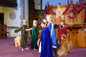 Pupils from all year groups performing in the Heritage School Christmas concert and nativity.