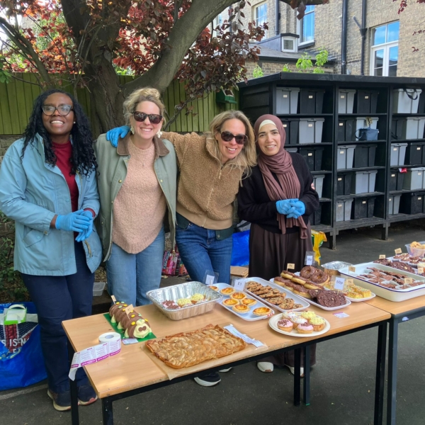the Junior Cake Sale, with homemade cakes and treats raising funds for the school