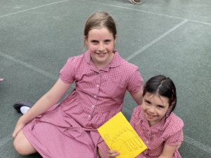 Heritage Lower Prep pupils thank their Year 6 buddies