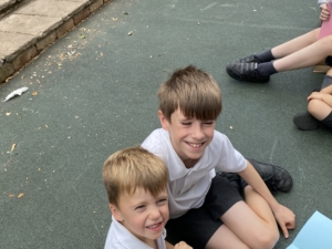Heritage Lower Prep pupils thank their Year 6 buddies