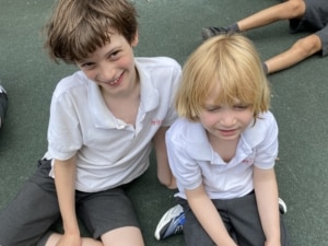Heritage Lower Prep pupils thank their Year 6 buddies
