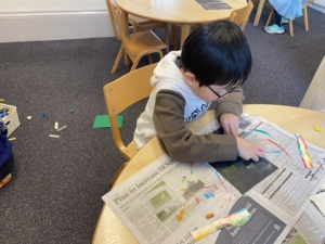 Heritage Infant & Junior pupils taking part in International Day activities celebrating different countries and cultures.