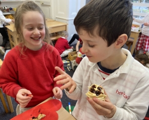 Heritage Infant & Junior pupils taking part in International Day activities celebrating different countries and cultures.