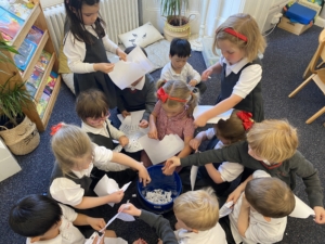 Heritage Lower Prep pupils make their own recycled paper