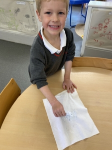 Heritage Lower Prep pupils make their own recycled paper