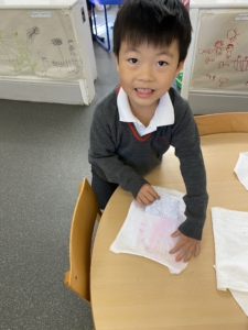 Heritage Lower Prep pupils make their own recycled paper