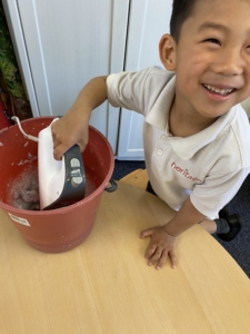 Heritage Lower Prep pupils make their own recycled paper