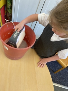 Heritage Lower Prep pupils make their own recycled paper