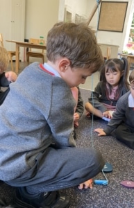 Heritage Lower Prep in their first week of school