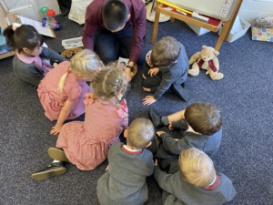 Heritage Lower Prep in their first week of school