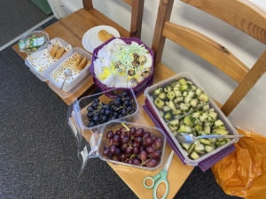 Year 5 pupils enjoy a Roman Saturnalia banquet during their Latin lessons