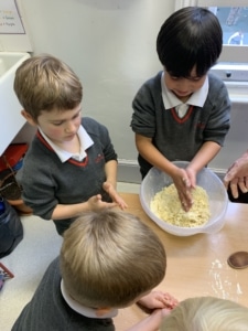 Upper Prep pupils baking