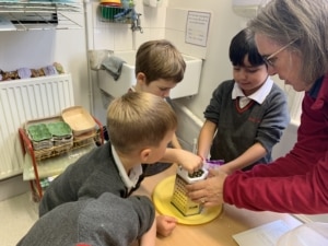 Upper Prep pupils baking