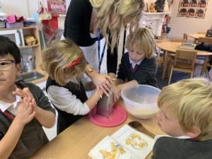 Upper Prep pupils baking