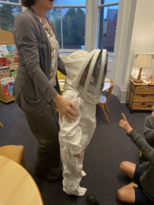 Upper Prep learn about bees from Mr Bayley
