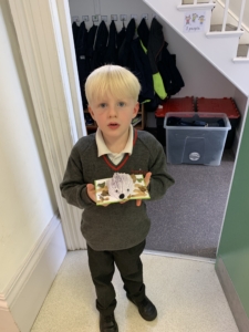 Heritage Upper Prep pupils carefully crafted hedgehogs from paper