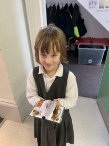 Heritage Upper Prep pupils carefully crafted hedgehogs from paper