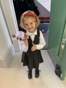 Heritage Upper Prep pupils carefully crafted hedgehogs from paper