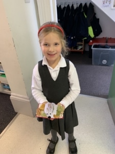 Heritage Upper Prep pupils carefully crafted hedgehogs from paper