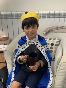 Heritage Upper Prep pupils dress up as Tudor royalty