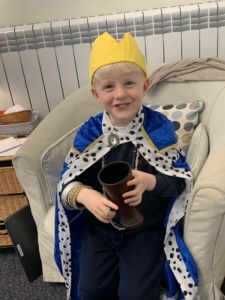 Heritage Upper Prep pupils dress up as Tudor royalty