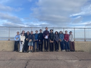 Heritage Year 11 Geography pupils doing coastal fieldwork