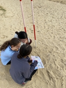 Heritage Year 11 Geography pupils doing coastal fieldwork