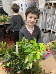 Our Year 2 pupils enjoyed a festive enrichment session creating beautiful Christmas table decorations.