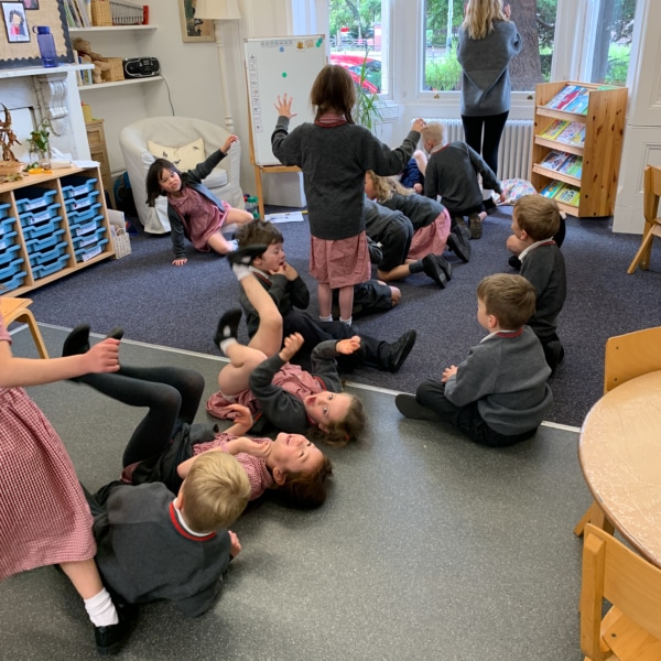 Heritage Year 2 pupils take part in a Drama enrichment