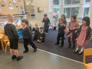 Heritage Year 2 pupils take part in a Drama enrichment