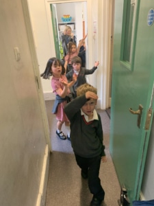 Heritage Year 2 pupils take part in a Drama enrichment