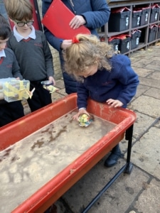 Year 2 pupils crafted and tested boats to explore the science of buoyancy