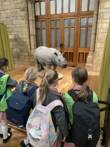 Heritage Year 3 pupils went to the Natural History Museum in London