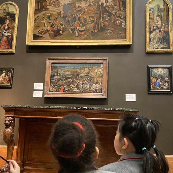 Heritage Year 4 pupils studied art and artifacts at the Fitzwilliam Museum