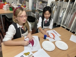 Year 4 create vibrant pumpkin art