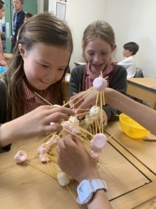 Heritage Year 5 pupils tackled an engineering challenge