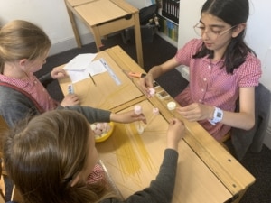 Heritage Year 5 pupils tackled an engineering challenge