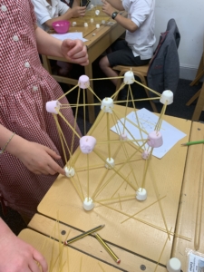Heritage Year 5 pupils tackled an engineering challenge