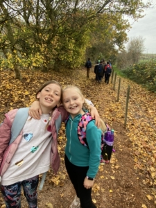 Heritage Year 5 pupils on an autumn ramble