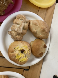 Heritage Year 6 pupils bake bread during an enrichment session